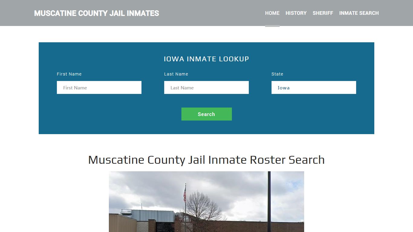 Muscatine County Jail Inmate Roster Lookup, Mucatine, IA